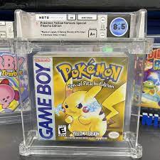 Gameboy Pokemon Yellow WATA 8.5 A+ Nintendo Game Boy Sealed 45496730895 |  eBay